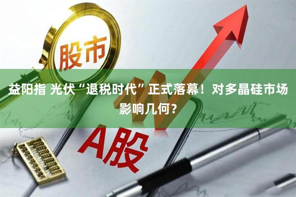 益阳指 光伏“退税时代”正式落幕！对多晶硅市场影响几何？