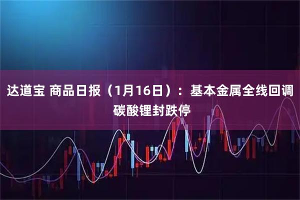 达道宝 商品日报（1月16日）：基本金属全线回调 碳酸锂封跌停