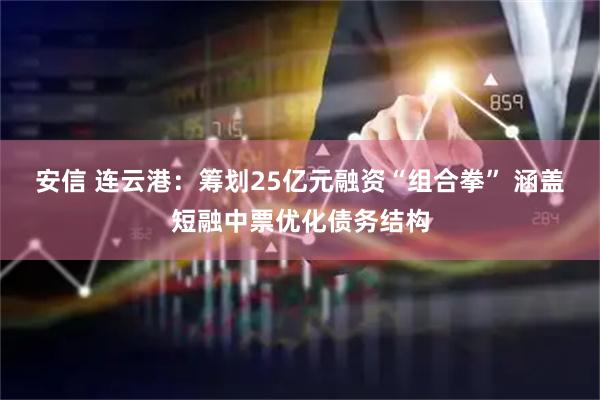 安信 连云港：筹划25亿元融资“组合拳” 涵盖短融中票优化债务结构