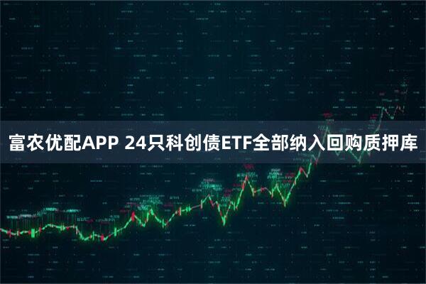 富农优配APP 24只科创债ETF全部纳入回购质押库