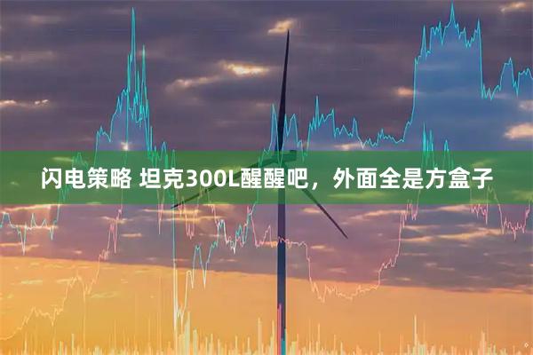 闪电策略 坦克300L醒醒吧，外面全是方盒子